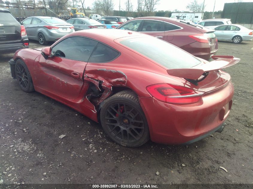 2014 PORSCHE CAYMAN S WP0AB2A83EK193593