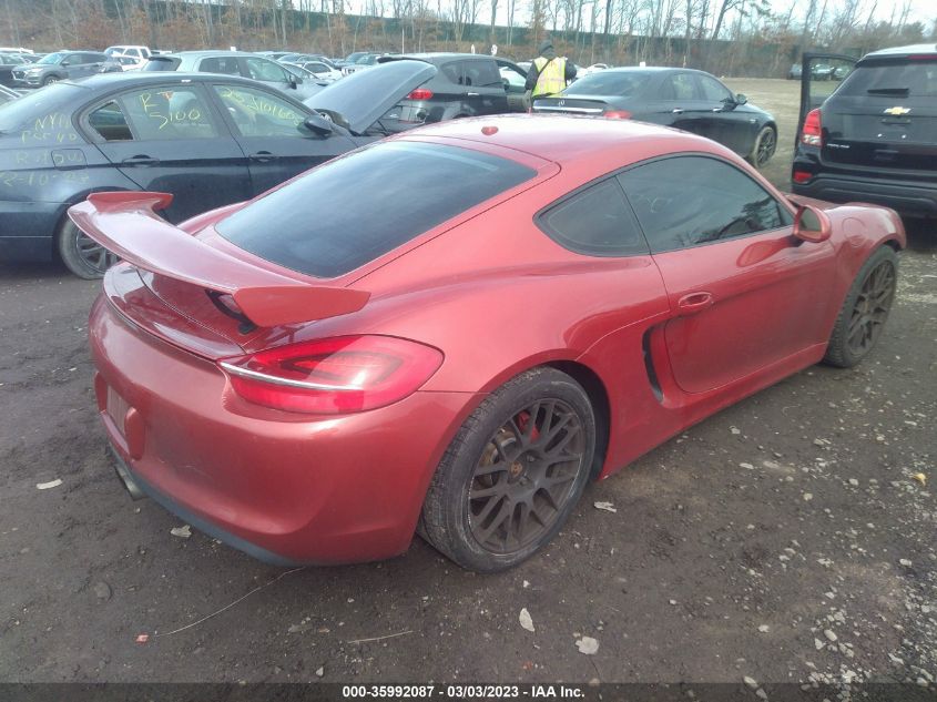 2014 PORSCHE CAYMAN S WP0AB2A83EK193593