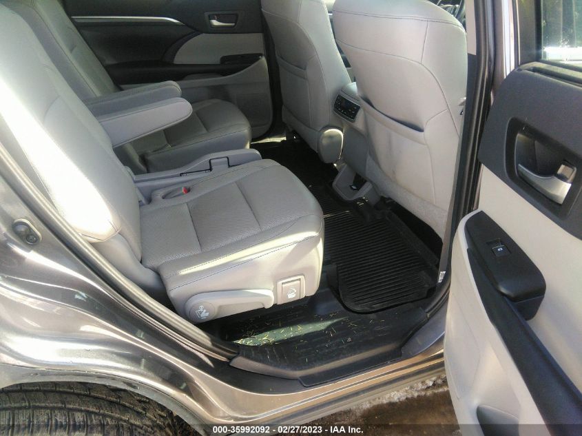 2019 TOYOTA HIGHLANDER HYBRID LIMITED - 5TDDGRFH9KS066187