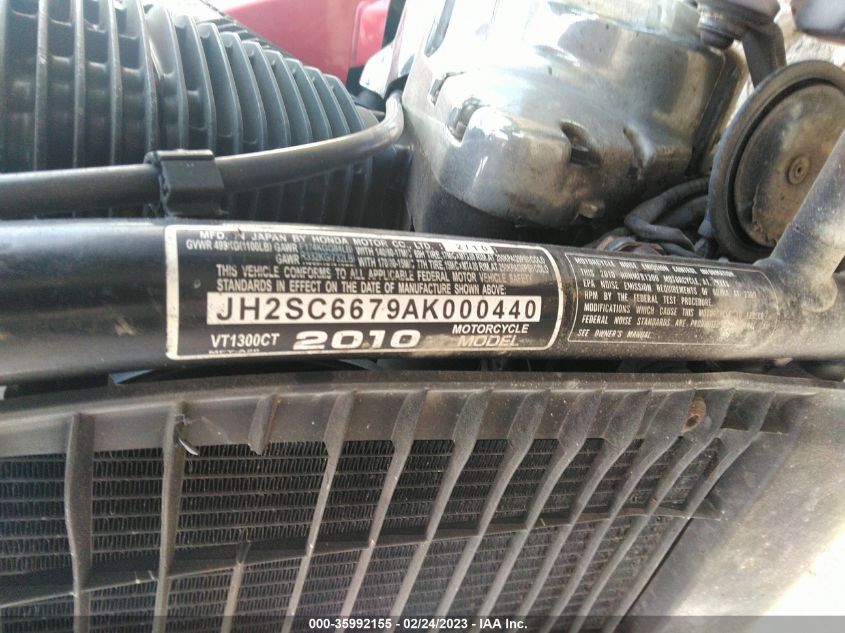 2010 HONDA VT1300 CT JH2SC6679AK000440