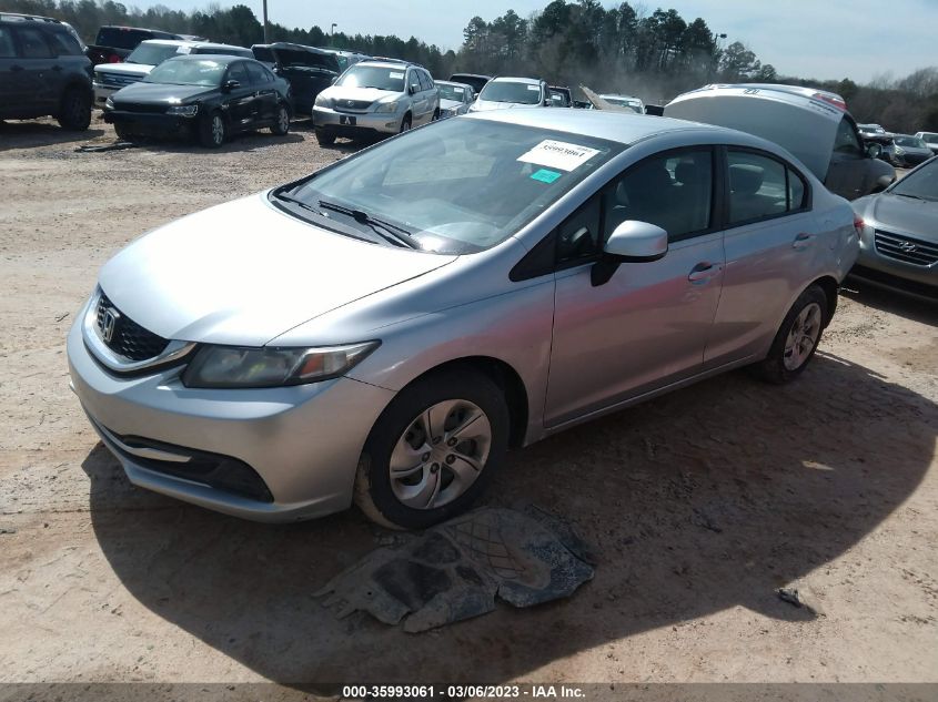 2013 HONDA CIVIC SDN LX - 2HGFB2F59DH548049