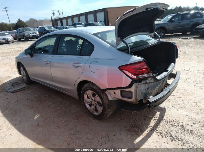 2013 HONDA CIVIC SDN LX - 2HGFB2F59DH548049