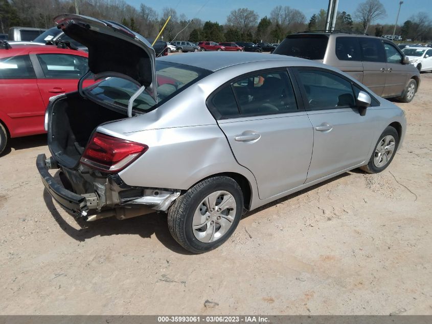 2013 HONDA CIVIC SDN LX - 2HGFB2F59DH548049