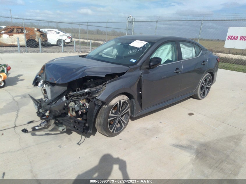 VIN 3N1AB8DV0MY298549 2021 NISSAN SENTRA SR