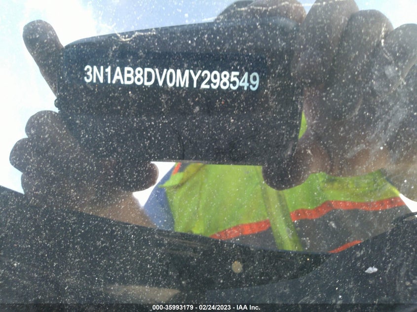 VIN 3N1AB8DV0MY298549 2021 NISSAN SENTRA SR