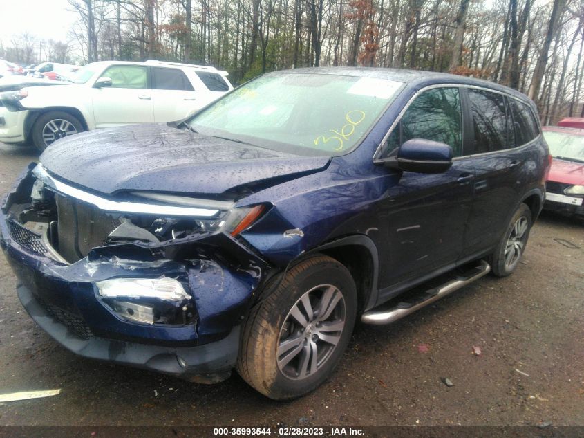 2017 HONDA PILOT EX - 5FNYF6H38HB030962