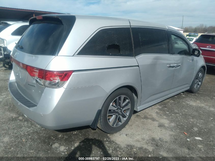 2014 HONDA ODYSSEY TOURING - 5FNRL5H92EB093580