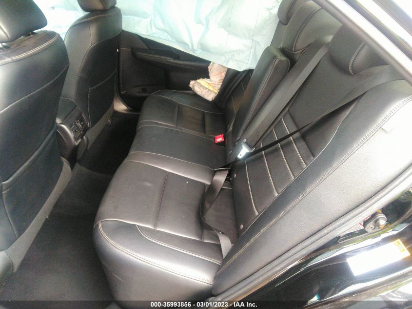 2017 TOYOTA CAMRY XLE/SE/LE/XSE - 4T1BF1FK4HU444598