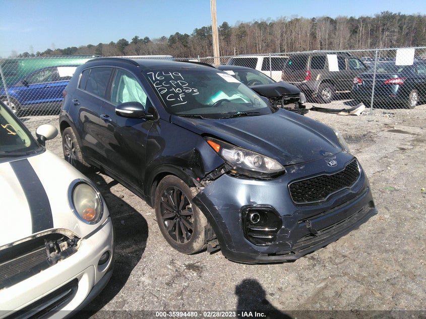 VIN KNDPN3AC1J7337649 2018 KIA SPORTAGE EX