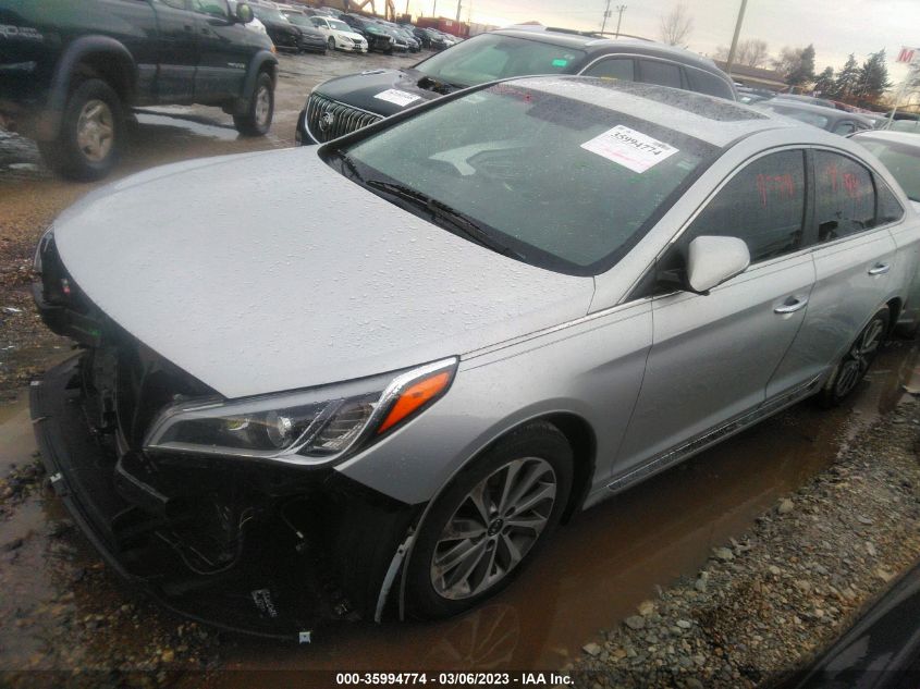 2017 HYUNDAI SONATA SPORT - 5NPE34AF9HH588955