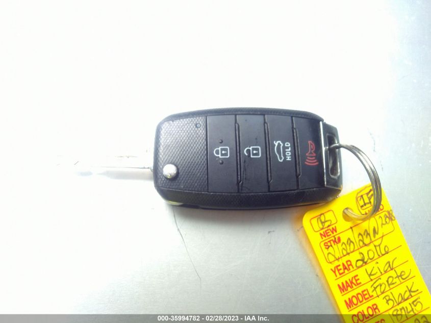 2016 KIA FORTE LX - KNAFK4A61G5612622