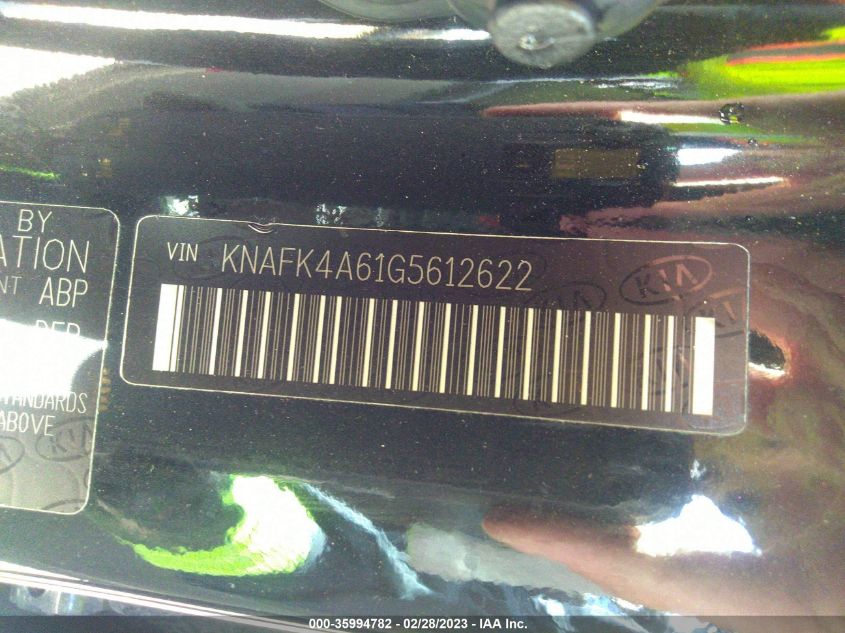 2016 KIA FORTE LX - KNAFK4A61G5612622