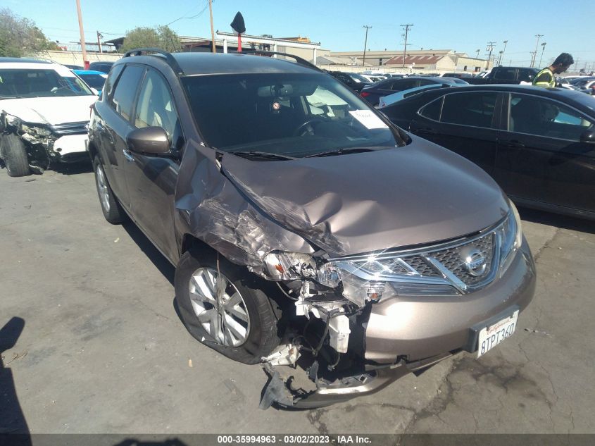 2013 NISSAN MURANO SV - JN8AZ1MU2DW208756
