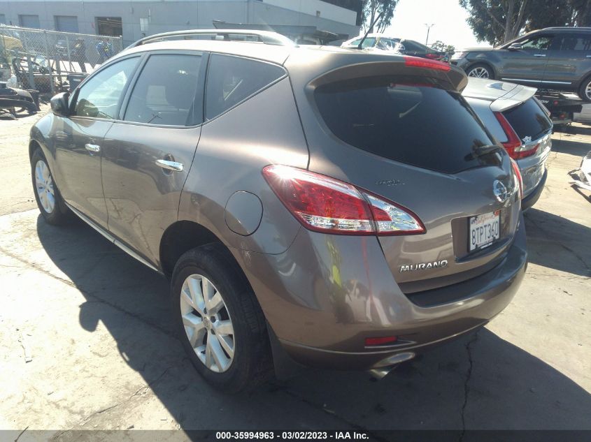 2013 NISSAN MURANO SV - JN8AZ1MU2DW208756
