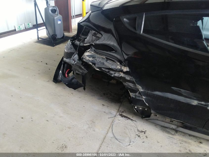 2013 HYUNDAI VELOSTER TURBO W/BLACK INT - KMHTC6AE6DU158340