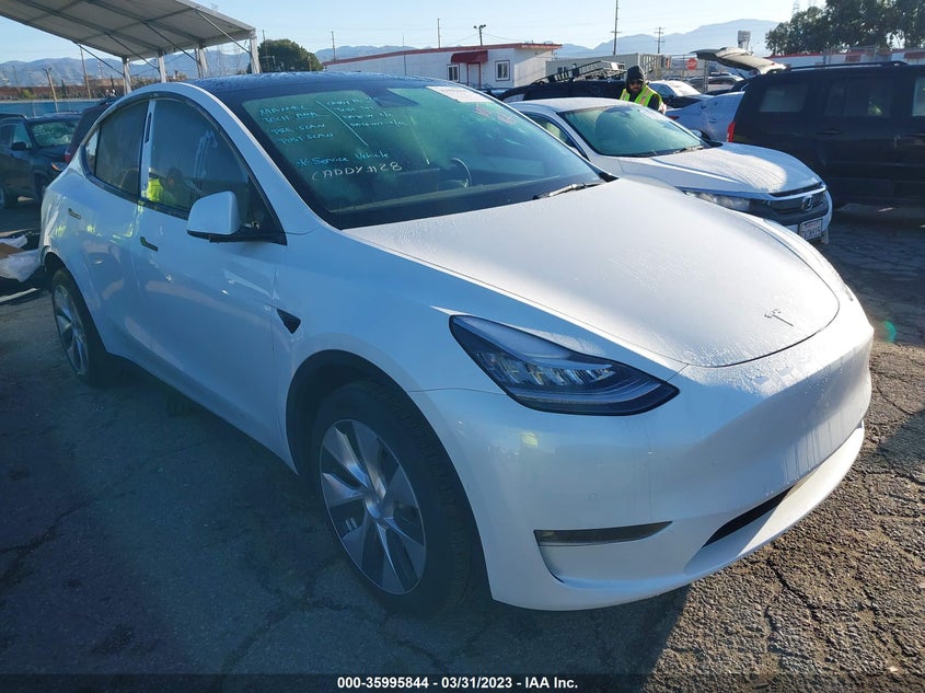 VIN 5YJYGDEE4MF271807 2021 TESLA MODEL Y LONG RANGE