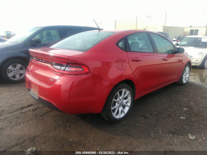 2013 DODGE DART SXT - 1C3CDFBA9DD142926