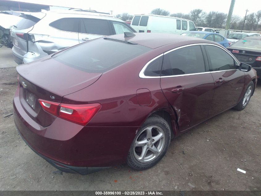 2016 CHEVROLET MALIBU LS - 1G1ZB5ST8GF313125