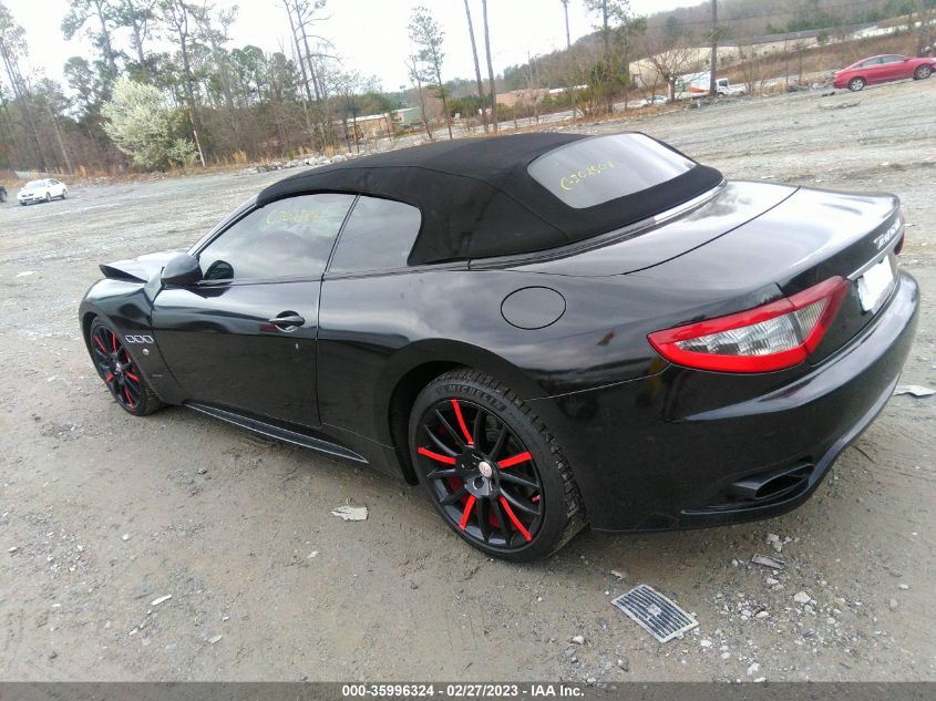 2014 MASERATI GRANTURISMO CONVERTIBLE SPORT/MC ZAM45VMA9E0109370