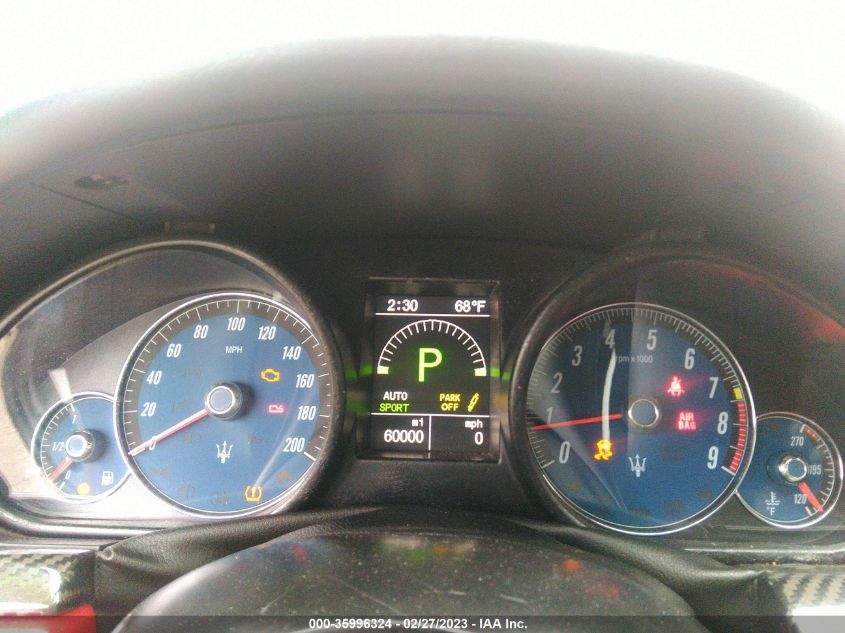 2014 MASERATI GRANTURISMO CONVERTIBLE SPORT/MC ZAM45VMA9E0109370