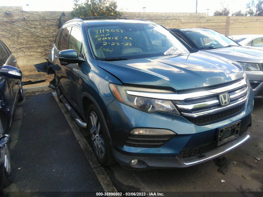 2017 HONDA PILOT TOURING - 5FNYF5H99HB007124