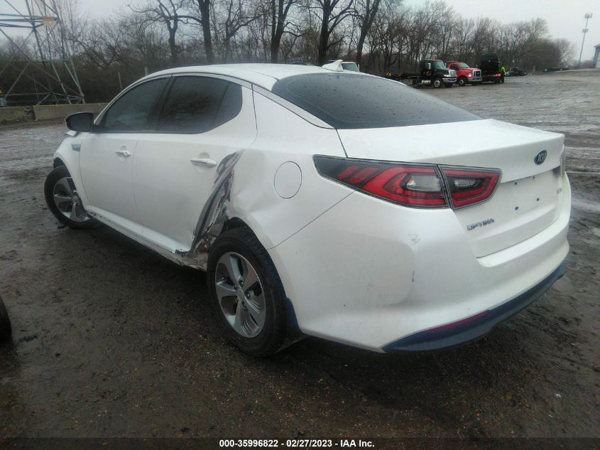 2016 KIA OPTIMA HYBRID - KNAGM4AD1G5094928