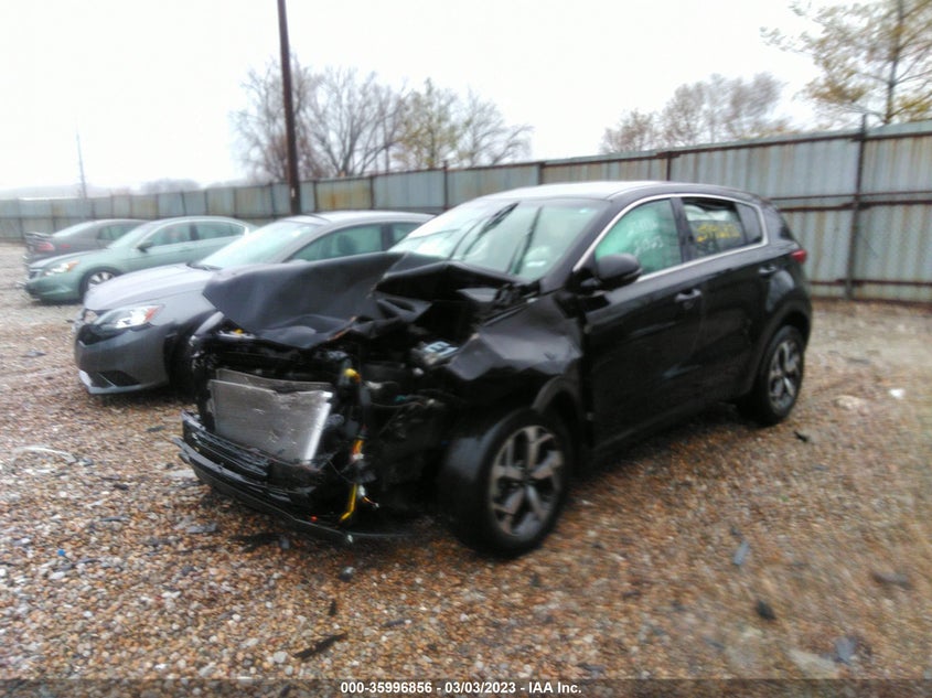 VIN KNDPM3ACXM7850762 2021 KIA SPORTAGE LX
