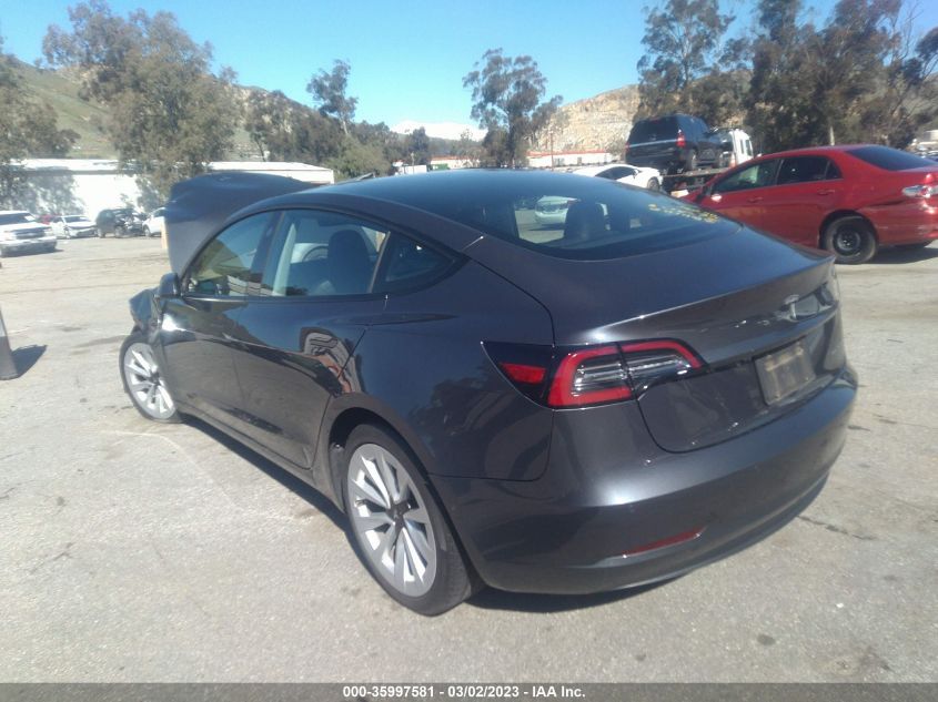 2021 TESLA MODEL 3 LONG RANGE - 5YJ3E1EBXMF998809