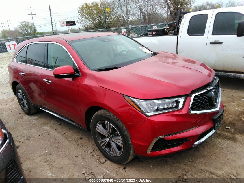 2019 ACURA MDX - 5J8YD3H36KL002118