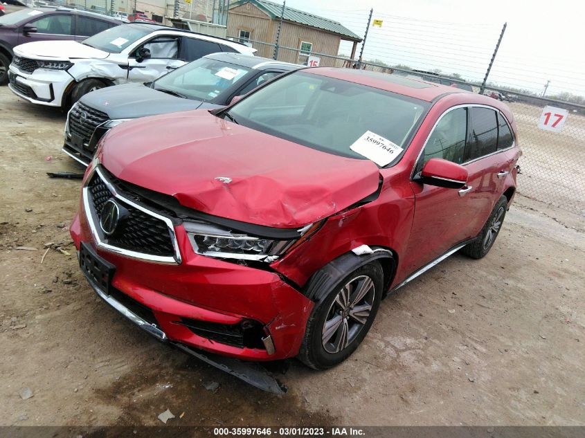 2019 ACURA MDX - 5J8YD3H36KL002118