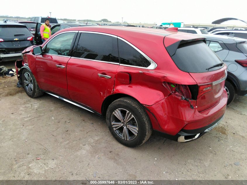 2019 ACURA MDX - 5J8YD3H36KL002118
