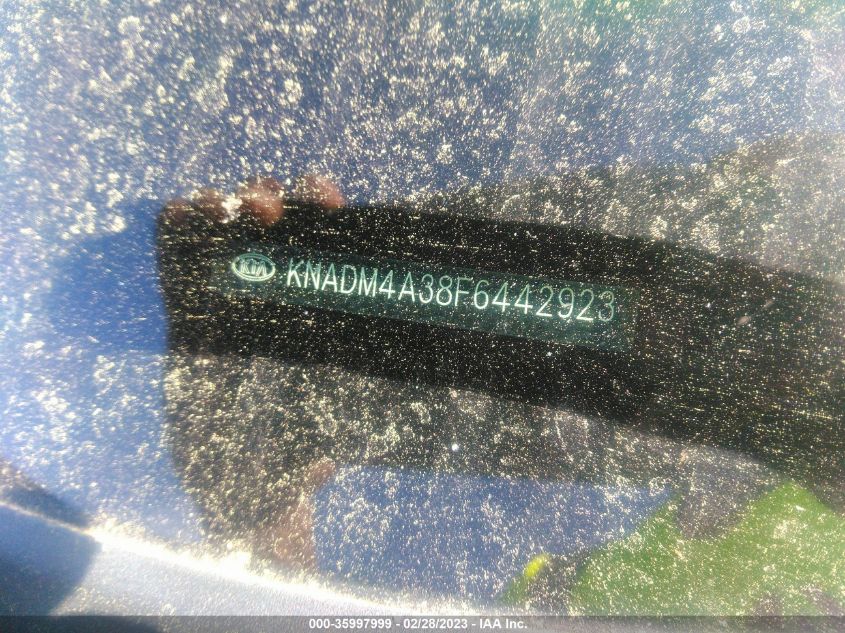 2015 KIA RIO LX - KNADM4A38F6442923