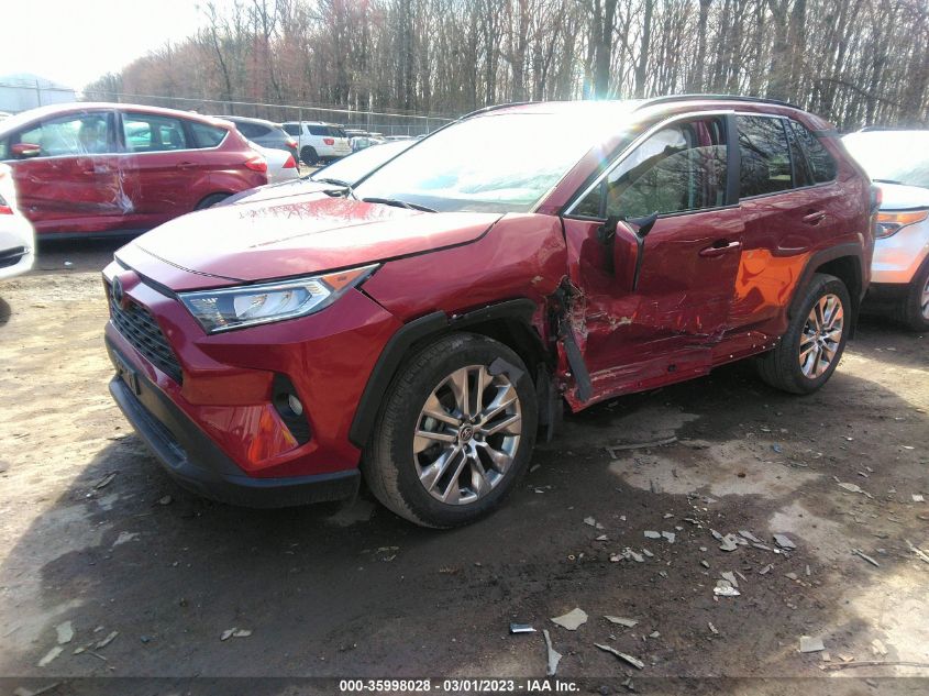 2021 TOYOTA RAV4 XLE PREMIUM - 2T3A1RFV7MW193502