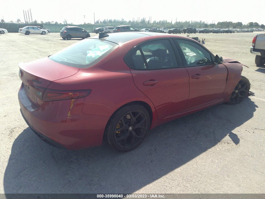 VIN ZARFAMBN0K7620838 2019 ALFA ROMEO GIULIA TI SPORT