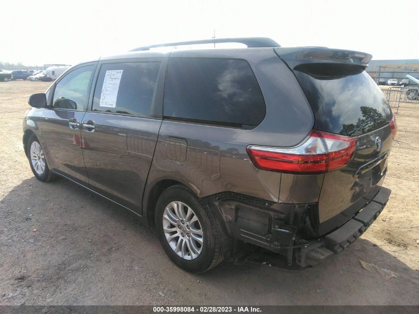2015 TOYOTA SIENNA XLE/XLE AAS/LTD - 5TDYK3DC8FS553603
