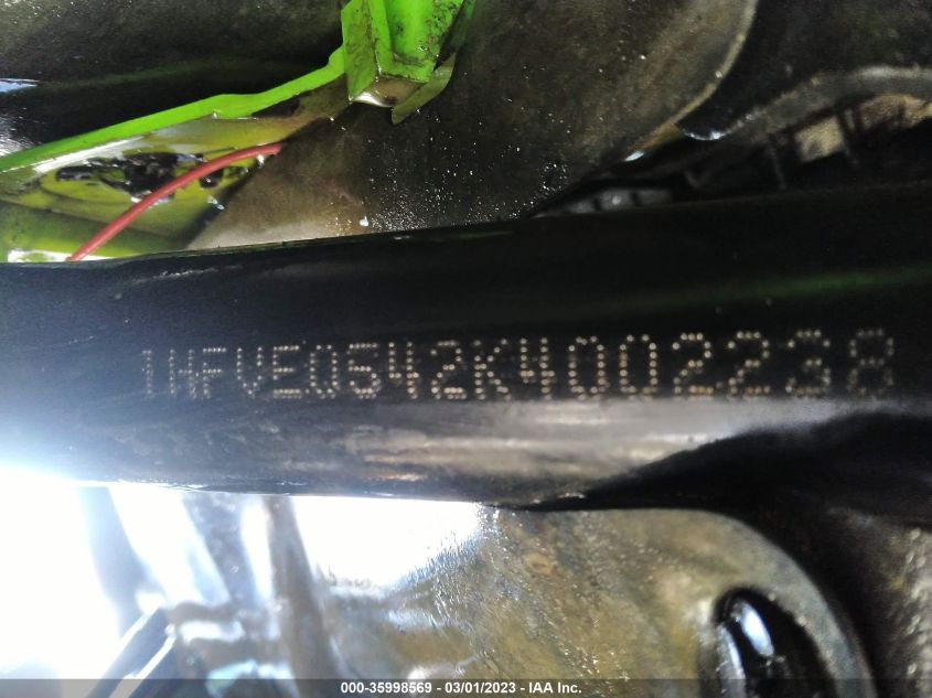 2019 HONDA SXS1000 S2R 1HFVE0542K4002238