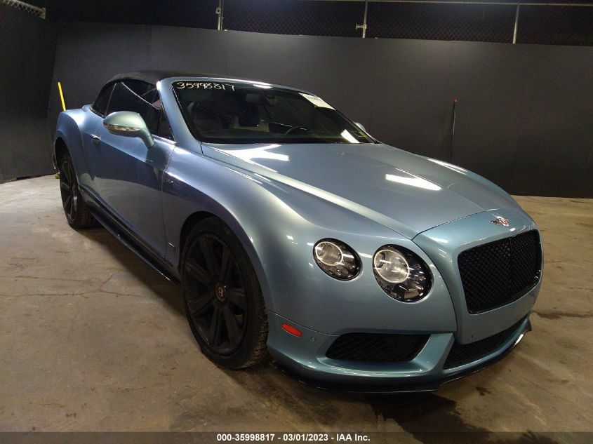 2015 BENTLEY CONTINENTAL GT V8 S - SCBGH3ZA2FC049621