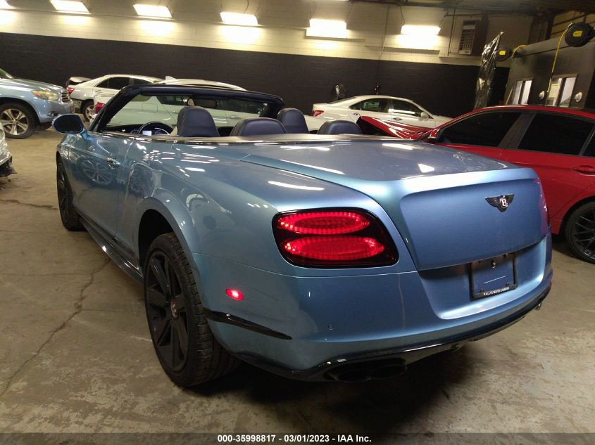 2015 BENTLEY CONTINENTAL GT V8 S - SCBGH3ZA2FC049621