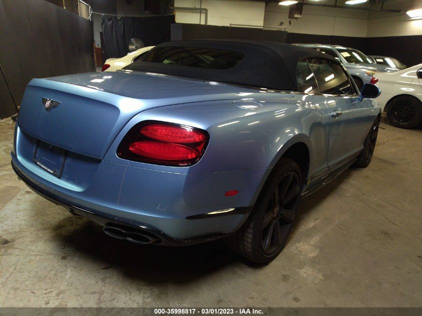 2015 BENTLEY CONTINENTAL GT V8 S - SCBGH3ZA2FC049621
