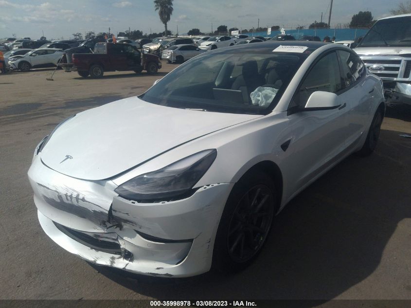 2022 TESLA MODEL 3 LONG RANGE - 5YJ3E1EB2NF138078