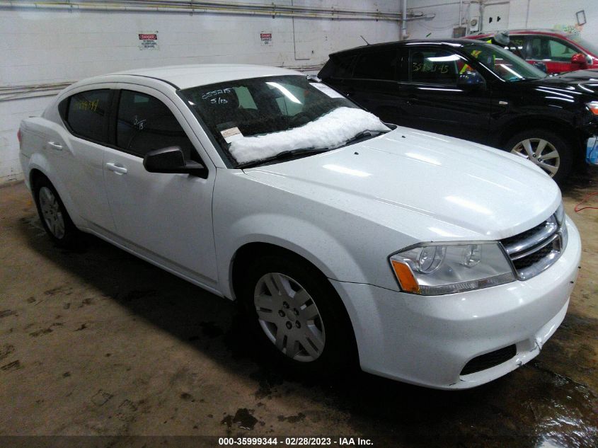 2013 DODGE AVENGER SE - 1C3CDZAB6DN530606