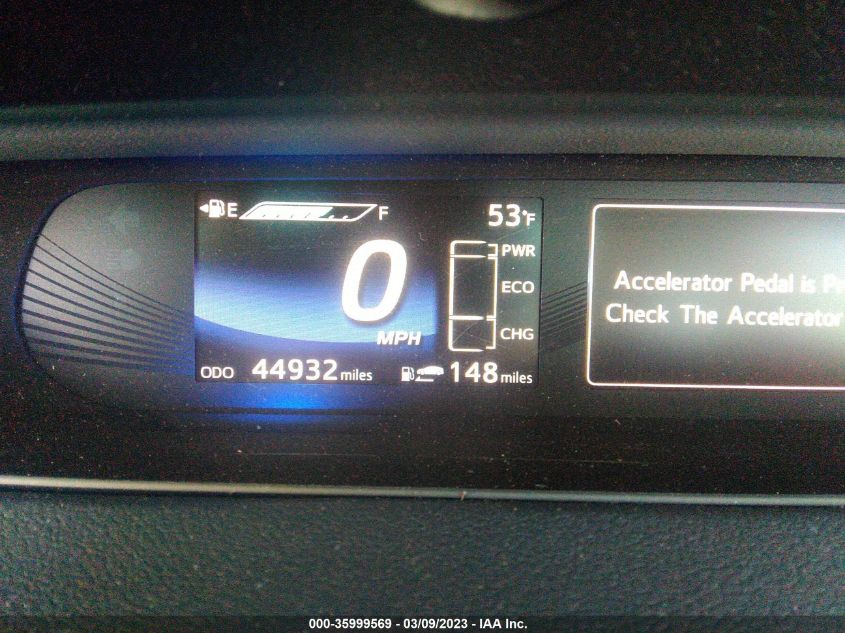 2017 TOYOTA MIRAI JTDBVRBD0HA002626