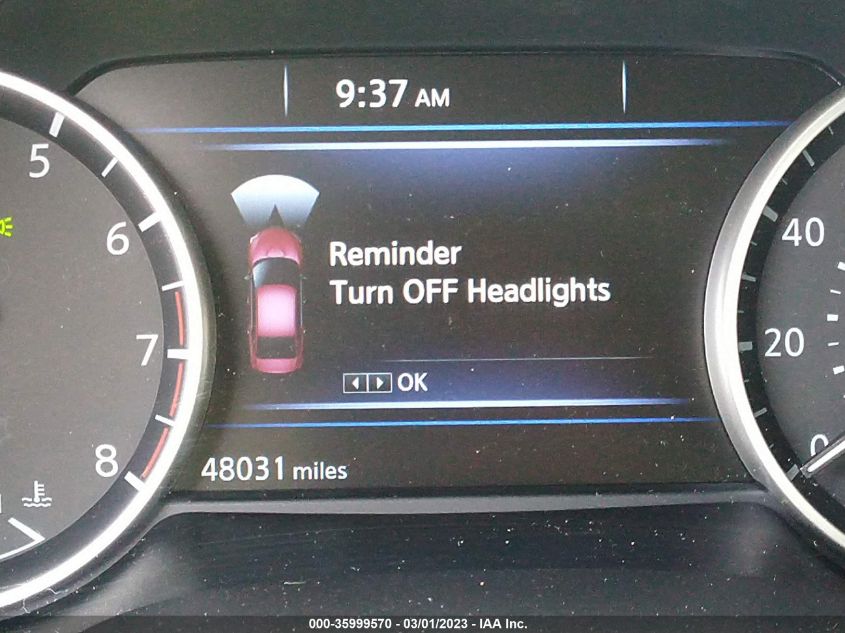 2019 NISSAN MAXIMA PLATINUM - 1N4AA6AV5KC374495