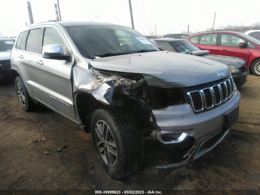 Lot #2534662276 2017 JEEP GRAND CHEROKEE LIMITED 4X4 salvage car