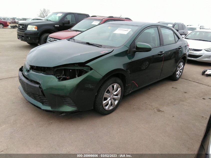 2014 TOYOTA COROLLA L/LE/S/S PLUS/LE PLUS - 5YFBURHE9EP168587