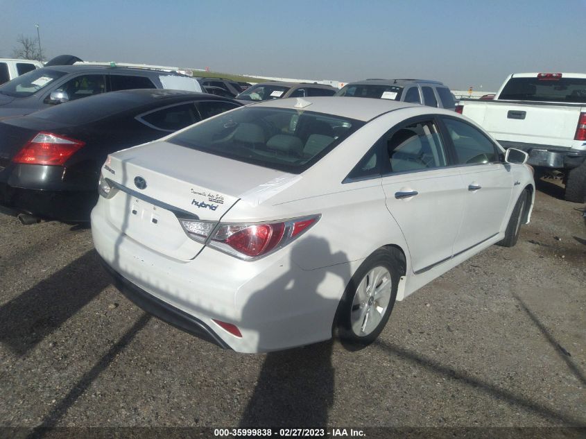 2013 HYUNDAI SONATA HYBRID - KMHEC4A45DA077934