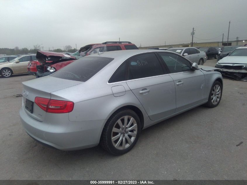 2013 AUDI A4 PREMIUM - WAUAFAFL6DN051051