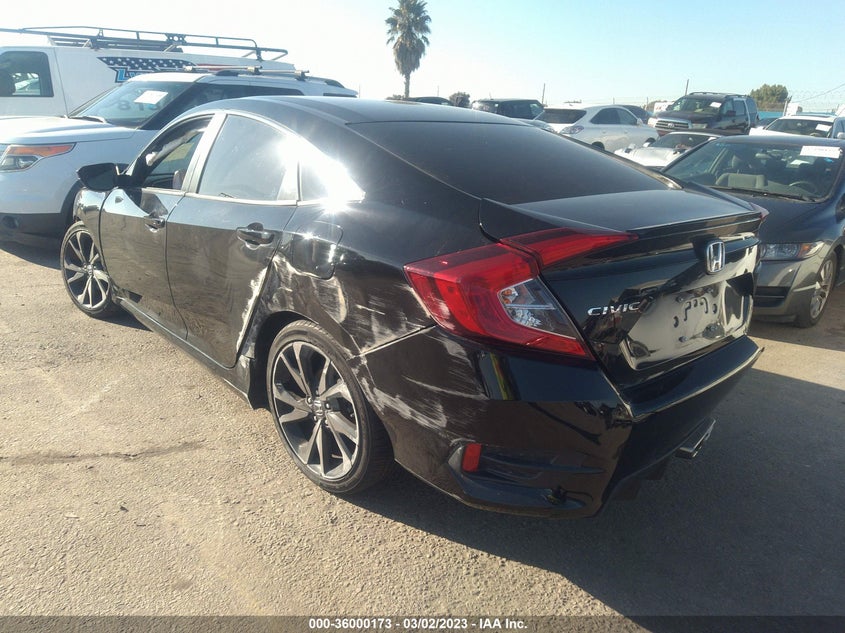 VIN 2HGFC2F86LH516570 2020 HONDA CIVIC SEDAN SPORT
