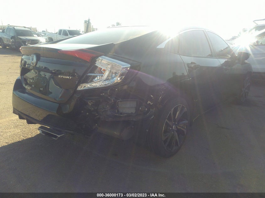 VIN 2HGFC2F86LH516570 2020 HONDA CIVIC SEDAN SPORT