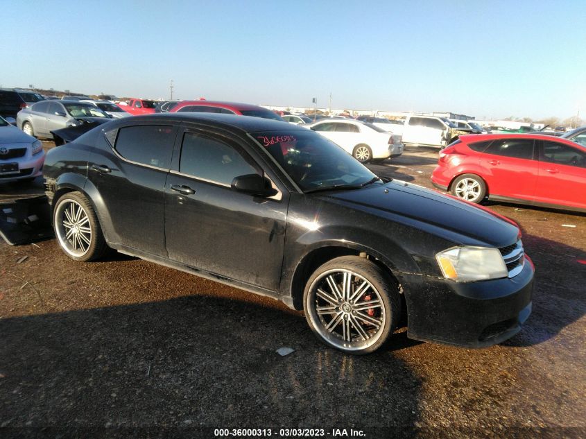 2013 DODGE AVENGER SE - 1C3CDZAB4DN753680